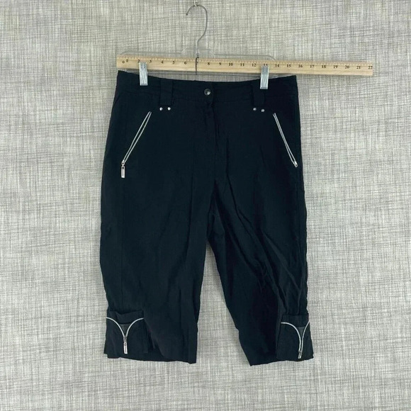 Jamie Sadock Pants - Jamie Sadock Golf crop Pants Womens 6 black 0494